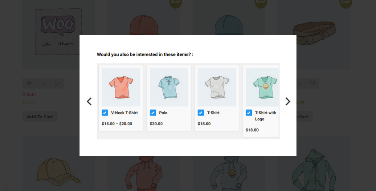 cross sell before - Cart Cross Sell