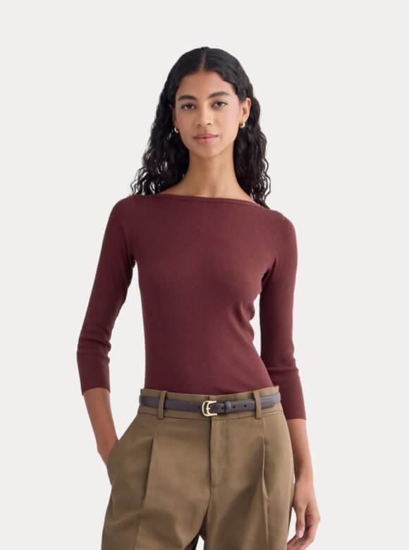 Slim-Fit Crew in Cozy Waffle